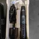 Philips Sonicare ProtectiveClean 5300 Rechargeable Electric Toothbrush, with Pressure Sensor, 3 Cleaning Modes, SmarTimer and QuadPacer, with 2 Bonus Brush Heads, Travel Case, Black, Model HX6423/34