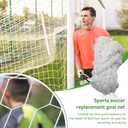 Soccer Net, Replacement Football Net Sports Soccer Goal Post Net Replacement for Sports Match Training, 24X8FT