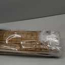 Cordless Bamboo Roman Shades for Windows, Blinds Size (20" W  64" H) Colour (Eastfield Teak) Fits Windows (20 1/4" W  64" H)