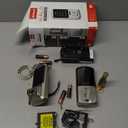 Kwikset Halo Wi-Fi Smart Lock, Keyless Entry Door Deadbolt, Geofence Auto-Unlock, Grade AAA Certified, No Hub Required Easy Install, Satin Nickel, Touchscreen