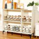 36 Pack Shoe Slots Organizer for Closet, Adjustable Shoe Stackers for a Pair of Shoes Shoe Rack Storage Shoe Space Saver 50% Shoe Shelf Display Holder for Closet