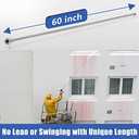 RIDGE WASHER Pressure Washer Wand Extension, 120 Inch Replacement Pressure Washer Lance, Stainless Steel Power Washer Extender Wand, 1/4 Quick Connect Fitting, 4000 PSI (2 Wands 60" Each Wand )