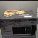Emerson MW1338SB Countertop Microwave Oven, 6 Pre-Programmed Settings, Removable Glass Turntable, Child Safety Lock, 1.3 Cu ft, 1000W, Stainless Steel