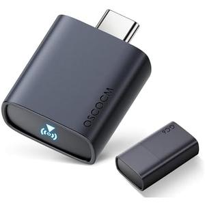 Mini Wireless Carplay Adapter for Apple - Convert Wired to Wireless CarPlay Dongle, 2026 Upgraded Plug and Play Bluetooth Car Play Adapters USB C for Cars from 2018 and for iPhone 6+