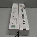 63" White Easel Stand for Wedding Sign Poster Display Easel Folding Art Easel for Floor Adjustable Metal Easel Instant Tripod Easel for Display Painting Wedding Shower Sign Easel, 1Pack