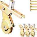 4 Pack Sliding Screen Door Rollers for Bay Mills Doors - Replaces B701/B702/B814 Top/Bottom 1" Concave Steel Ball Bearing Wheels