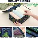BAGAIL 9 Set Packing Cubes with Packing List Luggage Packing Organizers for Travel Accessories (Navy leaf)