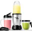 Magic Bullet Blender, Small, Silver, 11 Piece Set