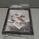 Framed Bathroom Wall Decor, Funny Cow Bathroom Wall Art Farmhouse Canvas Print, Black and White Cow Pictures Framed Animal Painting Print Artworks (10"L x 8"W)