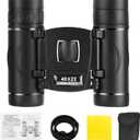 40x22 Small Compact Lightweight Binoculars for Adults Kids Bird Watching Traveling Sightseeing, Mini Pocket Folding Binoculars for Concert Theater Opera
