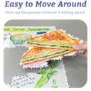 PieceRelax Plastic Jigsaw Puzzles for Adults 1200 Pieces - Twinkle Twinkle - What Does Santa Look Like? Most Satisfying Table Games and Gifts No Puzzle Mat Required [H3801]