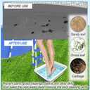 11.8" x 7.87" x 4.5" Pool Foot Bath Tray for Swimming Pool, Non- Slip Collapsible Foot Bath for Pool, Portable Foot Tub for Pool for Above Ground Pool Accessories, Rinse Feet Keep Pool Clean