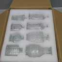 Glass Bud Vases Set of 12, Small Vases for Flowers, Clear Bud Vases in Bulk for Centerpieces Mini Vintage Vase for Rustic Home Wedding Table Decorations