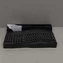 Wireless Keyboard and Mouse Combo,2.4G Full Size Wave Keys Ergonomic Keyboard with Wrist Rest for Natural Typing, 3 DPI Adjustable Ergonomic Silent Mouse for Computer/Laptop/Windows/Mac (Gray)