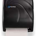 San Jamar Ocean Tear-N-Dry Paper Towel Dispenser, Storage Solution for Bathroom and Kitchen, 16.5" x 11.75" x 9.25", 1 Count, Black Pearl, 1 Pack