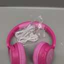 iClever BTH22 Kids Bluetooth Headphones, 60H Play Time, 74/85 dBA Safe Volume, Bluetooth 5.4, USB C, Over Ear Kids Headphones Wireless with Mic AUX Cord for iPad/Tablet/Travel, Blossom Pink