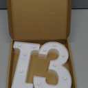 13th Birthday Decorations for Girls Boys,13th Birthday Party Decorations for Centerpieces Table,Light Up Numbers 13 Sign for Party Backdrop Wall Decor for 13 Wedding Anniversary Decoration