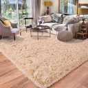 Camel Rugs for Bedroom, Soft Shaggy Modern Shag 4x6 Area Rug for Living Room, Upgrade Non-Slip Plush Fluffy Carpet for Kids Boys Girls Room Home Decor Aesthetic