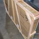 Dining Table with Marble Sintered Stone White 55" Rectangular Dining Room Table with Metal Legs for 4-6 People, Scratch Resistant & Easy to Clean, Table Only