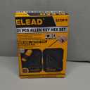 ELEAD 31-Piece Hex Key Set - Allen Wrench Set, SAE and Metric Allen Keys MM(0.7mm-10mm) SAE(0.028"-3/8) Heat-Treated, Torque Handle, High Leverage, Long & Short Keys, Easy Organization