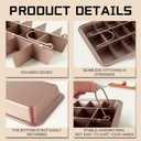 Brownie Pan with DividersNonstick Carbon Steel Baking Loaf Pan Baking Pan Baking Pan18 Pre-Cut Square Molds for Brownie Bite, Cake, Fudges and Chocolate