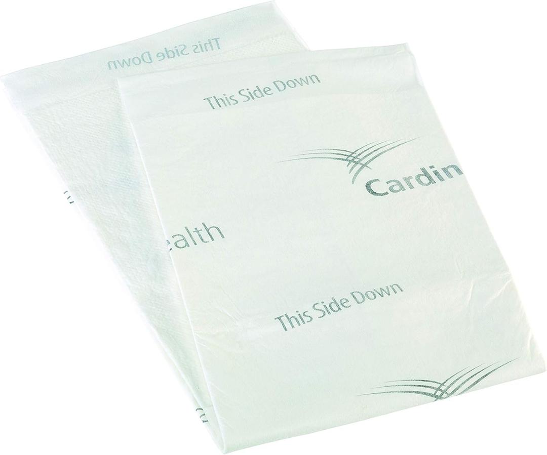 Cardinal Health Wings Extra Absorbency Premium Underpad, White, 30 x 36IN, Disposable Bed Pads, Chux Pads, Adults, Elderly, Kids - Case of 70