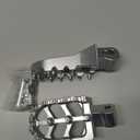 Motorcycle CNC Aluminum Foot Pegs Rests Footpegs for CRF50 CRF70 CRF110 XR50 XR70 XR110 CRF XR 50 70 110 M2R SDG DHZ KAYO Dirt Bike Pit Bike（Silver）