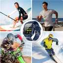 Dsytom Waterproof Case with Band Compatible for Apple Watch Band 46mm 45mm 44mm 42mm(S11/10) 41mm 40mm for Men,Rugged Smartwatch Strap with Built-in Tempered Glass Screen Protector for iWatch Series 11/10/9/8/7/6/5/4/SE
