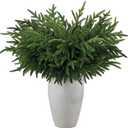 HIKISS 30 Pcs 24 Inch Realism Artisan-Crafted Norfolk Pine Branch - Artificial Christmas Greenery Stems with Lifelike Color Faux Cedar Pine Picks for Garland Wreaths Vases & DIY Indoor/Outdoor Dcor