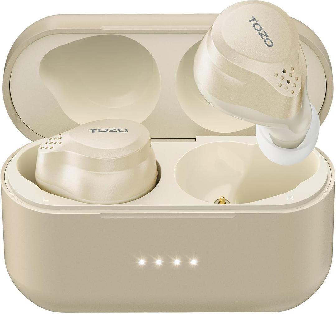 TOZO NC7 All-Function Hybrid Active Noise Cancelling Wireless Earbuds, Bluetooth 5.3 Headphones
