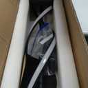 ADISUN 40W LED Floor Lamp Remote Control Dimmable Spiral Floor Lamp Indoor Tall Lamp Floor Lamps for Living Rooms Family Rooms Bedrooms Offices Lighting (Black)