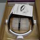 Headband Magnifying Glass with Light, Rechargeable Head Magnifying Glasses 1X to 14X, Magnifier Headset with 6 Detachable Lens, Hands Free Head Mount Magnifier for Close Work Jewelry Crafts