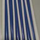 New Burning Formula Unscented Dripless 12-Inch Taper Candles Set of 12 - Dark Blue, for Wedding, Dinner - Smokeless, Long Burning - Hand Poured, Colored Tall Candlesticks - Azul Oscuro