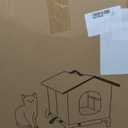 Cat House for Indoor and Outdoor Use - Insulated and WeatherproofWaterproof Shelter for Stray Cats Summer Cooling Cat with20 Ice Packs,Ice Pack Double Insulation for Cats X