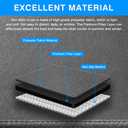 Autorder Gray Dashboard Cover Mat for Toyota Camry 2007-2011 Accessories Dash Cover Upgrade Polyester Dash Mat Sunshade Glare UV Rays Protector