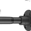 Heavy Duty Shower Rod - Industrial Shower Curtain Rod Wall Mounted for Bathroom,Room Divider,Outdoor Patio - 28 to 62"Adjustable Closet Rod for Hanging Clothes,Black
