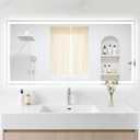 24X48 LED Bathroom Mirror with Lights, Anti-Fog, Backlit + Front Lit (CRI>90), Lighted Bathroom Vanity Mirror for Wall, Memory Function, Dimmable, Tempered Glass, Shatter-Proof, ETL Listed