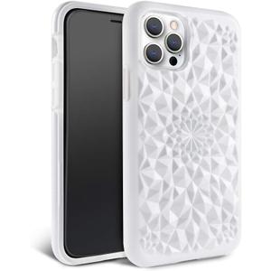 FELONY CASE iPhone 13 Pro Max Case - Gloss White Kaleidoscope Phone Cover - Anti-Scratch, Tough and Durable, 360° Shockproof Protective Case Designed for Apple iPhone 13 Pro Max