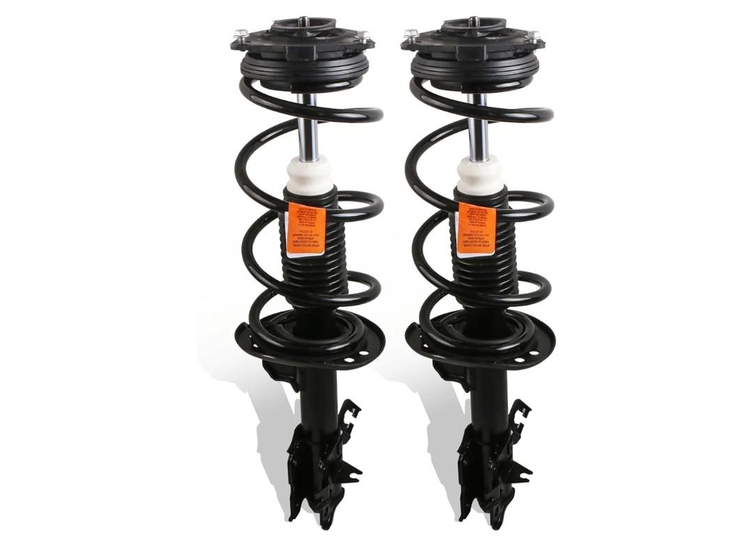 KUIPERAUTO Complete Struts Coil Spring Assembly Shocks Absorbers Compatible for Nissan Rogue 2008-2012 Front Struts (Set of 2) 2.5L #11733 11734