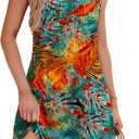 WIHOLL Summer Dresses for Women 2026 Loose Crew Neck Sleeveless Sundresses Casual Swimsuit Coverup with Pockets, XL
