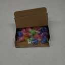 38 Pack Light Up Rings Christmas Party Favors for Kids 4-8 8-12, Goodie Bags Stuffers Treasure Box Toys for Classroom Prizes, Birthday Glow in The Dark Party Supplies Favors for Kids