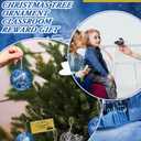 2 x 24 Pcs North Express Train Decorations Wooden Christmas Tree Hanging Ornament Christmas Train Birthday Party Decorations Believe North Pole Ticket Holiday Party