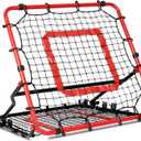 Storgem Baseball Softball Rebounder Net, Pitch Back Rebound Net,Soccer Rebound Net, Fielding Rebounder,Double Sided Adjustable Multi-Sports Pitching Rebound Net for Throwing Practice