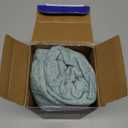 MIULEE Pack of 2 Couch Throw Pillow Covers 18x18 Inch Soft Aqua Green Chenille Pillow Covers for Sofa Living Room Spring Home Decor Couch Solid Dyed Cases