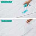 Changing Pad Liner 5 Count, Waterproof Larger Changing Pad Cover 28" X 15", Cotton Terry, Absorbent & Skin-Friendly Changing Pad Liners (Solid Improved Thickness)