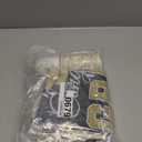 2025 Graduation Party Decorations, Black and Gold Decorations Party Supplies with Paper Plates, Napkins, Tablecloth, Cups, Banner for Grad Favors Supplies, Grad Tableware Kit Serves 24