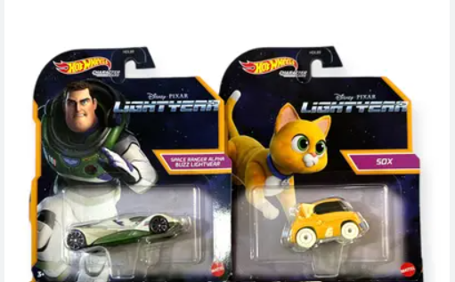 Hot Wheels Mattel Disney Pixar Lightyear Character Cars  Set Of 2
