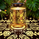 Vaukki Solar Lantern Outdoor Waterproof, Butterfly Garden Decor Birthday Gifts for Women Friendship Mom Grandma Sister, Metal Hanging Solar Lights for Outside, Patio, Yard, Backyard, Porch, Pathway
