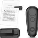 Remote Control Page Turner for Kindle Paperwhite Scribe Oasis Kobo Accessories, Clicker Page Turner for iPhone, iPad, Android Tablets Reading Camera Video Record Remote Triggers
