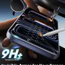 OMOTON Privacy Screen Protector for iPhone 17 Pro [Auto-Align Installation], Tempered Glass with 9H+ Hardness & 12FT Military Grade Shatterproof, 100% Anti-Spy, Full Coverage Protection, 2 Pack